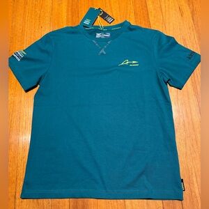 Aston Martin F1 Kimoa Fernando Alonso Official Fanwear Lifestyle T-Shirt Green